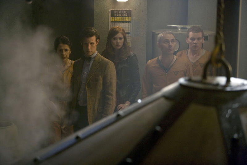 Illustration for article titled Doctor Who lectures us for two episodes, then throws it all away